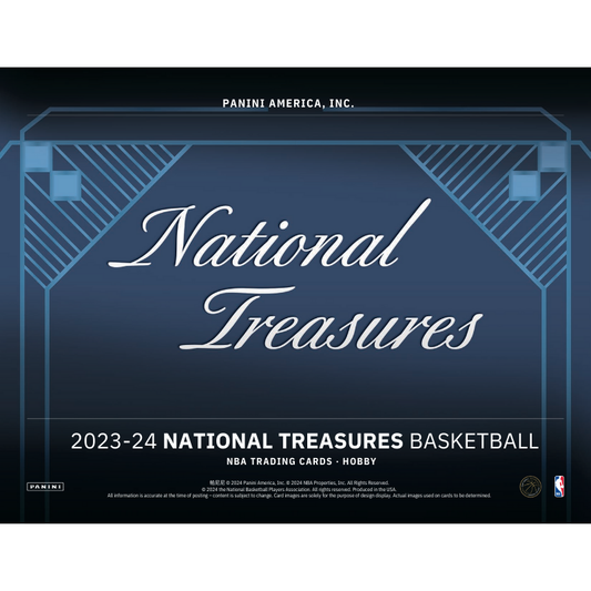 2023/24 Panini National Treasures Basketball Hobby 4 Box Case